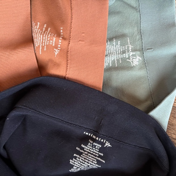 3-pack ⭐️ Free People Multicolor Biker Shorts Trio - Picture 5 of 5